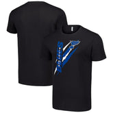 St. Louis Blues Starter Color Scratch T-Shirt - Black T-shirts