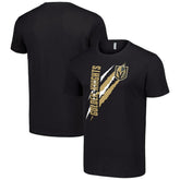Vegas Golden Knights Starter Color Scratch T-Shirt - Black T-shirts