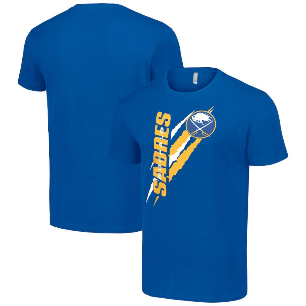 Buffalo Sabres Starter Color Scratch T-Shirt - Royal T-shirts