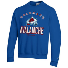 Colorado Avalanche Champion Eco Powerblend Crewneck Sweatshirt - Royal Sweatshirts