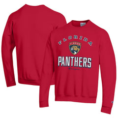 Florida Panthers Champion Eco Powerblend Crewneck Sweatshirt - Red Sweatshirts