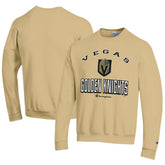Vegas Golden Knights Champion Eco Powerblend Crewneck Sweatshirt - Yellow Sweatshirts