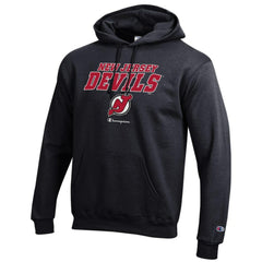 New Jersey Devils Champion Eco Powerblend Pullover Hoodie - Black Jerseys