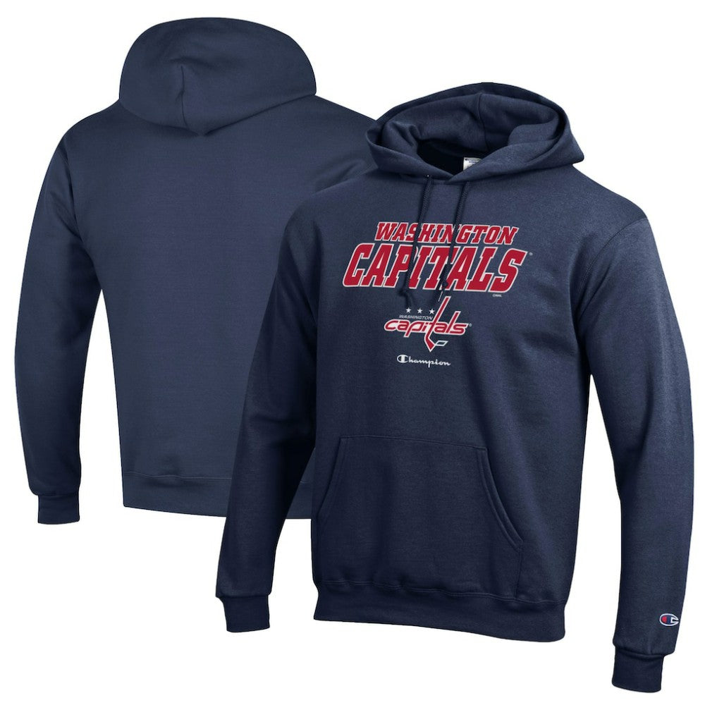 Washington Capitals Champion Eco Powerblend Pullover Hoodie - Navy Hoodies