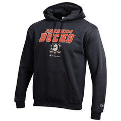 Anaheim Ducks Champion Eco Powerblend Pullover Hoodie - Black Hoodies
