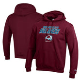 Colorado Avalanche Champion Eco Powerblend Pullover Hoodie - Burgundy Hoodies