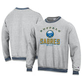 Buffalo Sabres Champion Reverse Weave Yarn Dye Pullover Sweatshirt - Heather Gray Sweatshirts
