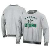 Dallas Stars Champion Reverse Weave Yarn Dye Pullover Sweatshirt - Heather Gray Sweatshirts