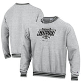 Los Angeles Kings Champion Reverse Weave Yarn Dye Pullover Sweatshirt - Heather Gray Sweatshirts