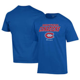 Montreal Canadiens Champion Jersey T-Shirt - Royal T-shirts