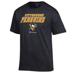 Pittsburgh Penguins Champion Jersey T-Shirt - Black T-shirts