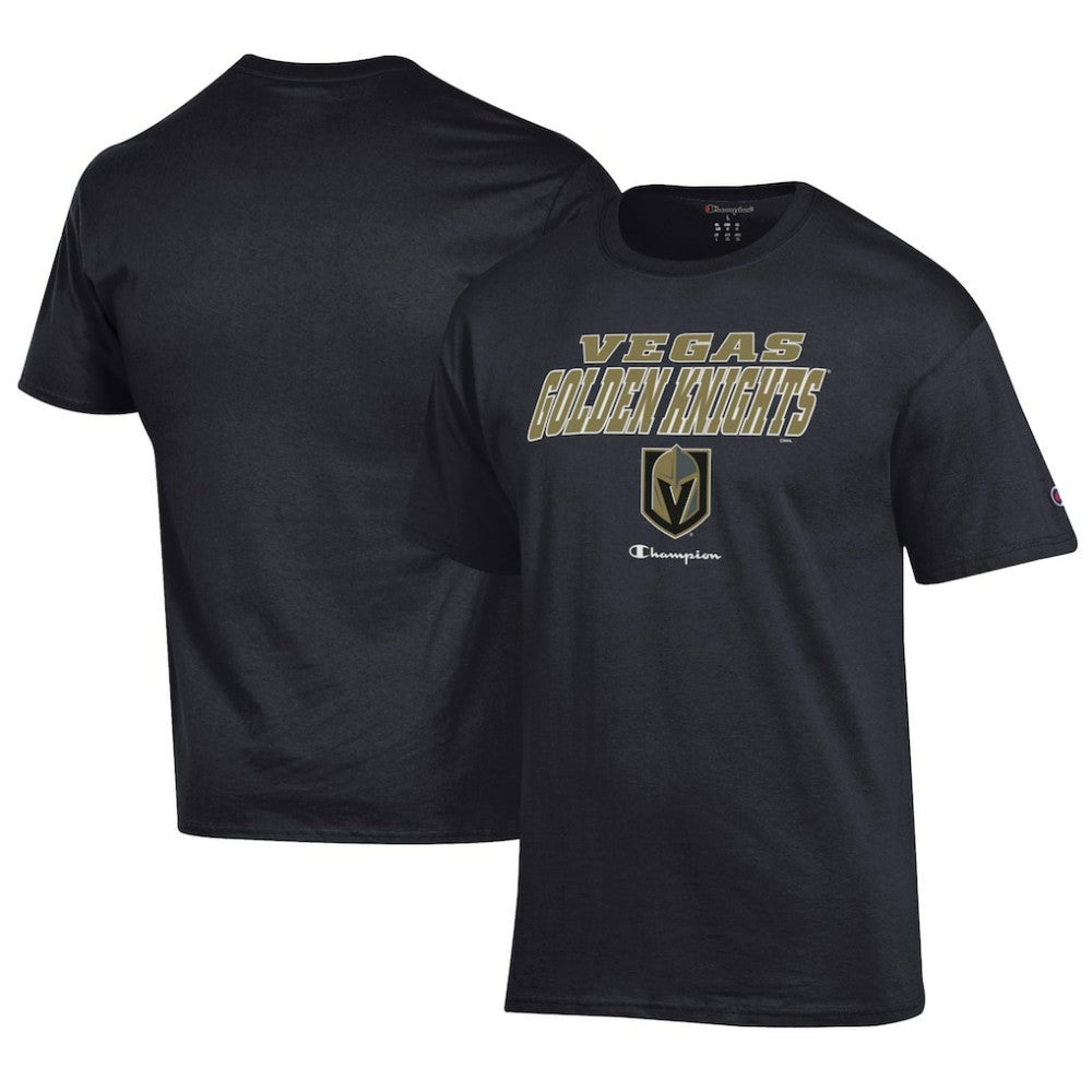Vegas Golden Knights Champion Jersey T-Shirt - Black T-shirts