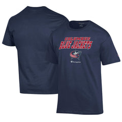 Columbus Blue Jackets Champion Jersey T-Shirt - Navy T-shirts