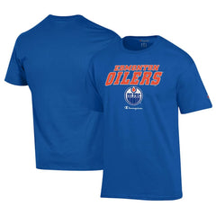 Edmonton Oilers Champion Jersey T-Shirt - Royal T-shirts