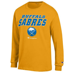 Buffalo Sabres Champion Long-Sleeve Jersey T-Shirt - Gold T-shirts