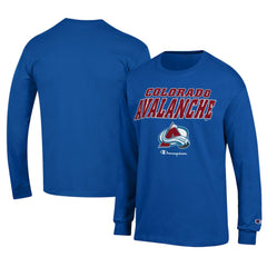 Colorado Avalanche Champion Long-Sleeve Jersey T-Shirt - Royal T-shirts