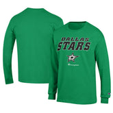 Dallas Stars Champion Long-Sleeve Jersey T-Shirt - Kelly Green T-shirts