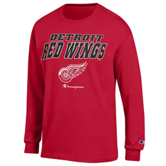 Detroit Red Wings Champion Long-Sleeve Jersey T-Shirt - Red T-shirts