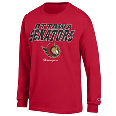 Ottawa Senators Champion Long-Sleeve Jersey T-Shirt - Red T-shirts