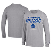 Toronto Maple Leafs Champion Long-Sleeve Jersey T-Shirt - Gray T-shirts