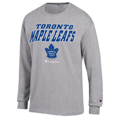 Toronto Maple Leafs Champion Long-Sleeve Jersey T-Shirt - Gray T-shirts