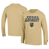 Vegas Golden Knights Champion Long-Sleeve Jersey T-Shirt - Yellow T-shirts