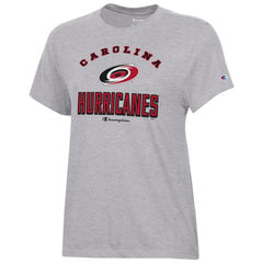 Carolina Hurricanes Champion Women's Core T-Shirt - Heather Gray T-shirts