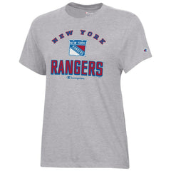 New York Rangers Champion Women's Core T-Shirt - Heather Gray T-shirts