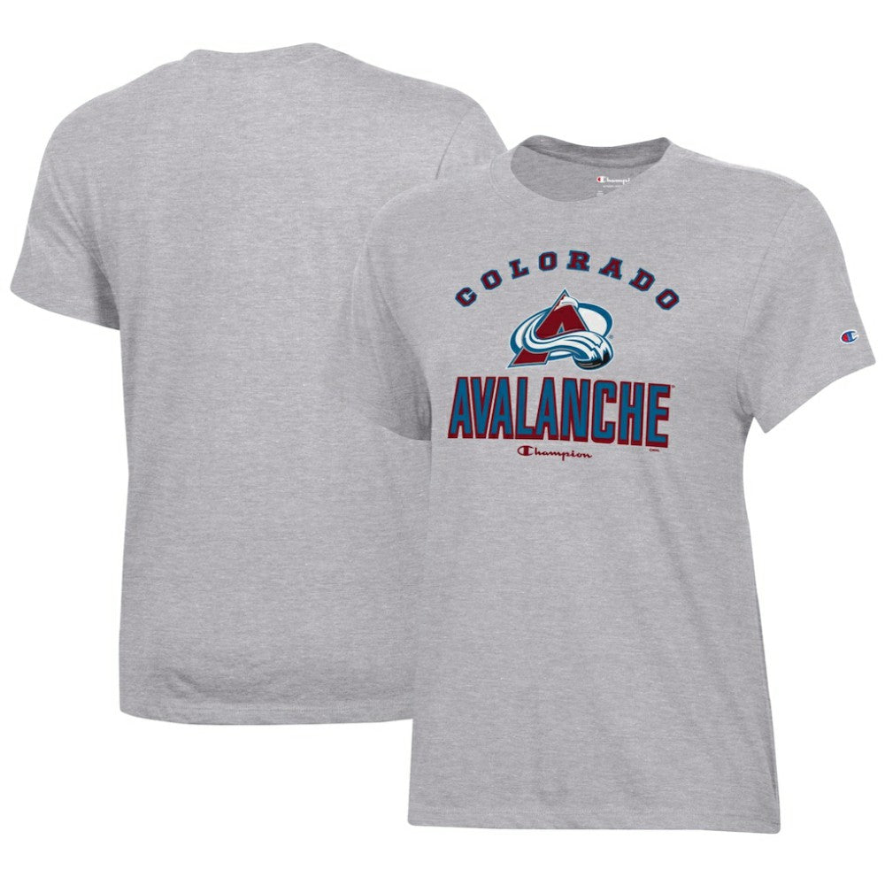 Colorado Avalanche Champion Women's Core T-Shirt - Heather Gray T-shirts
