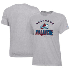 Colorado Avalanche Champion Women's Core T-Shirt - Heather Gray T-shirts