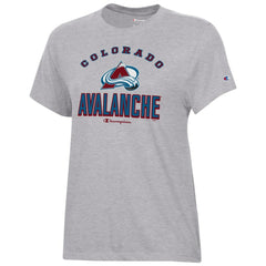 Colorado Avalanche Champion Women's Core T-Shirt - Heather Gray T-shirts