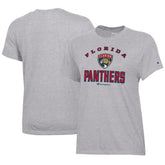 Florida Panthers Champion Women's Core T-Shirt - Heather Gray T-shirts