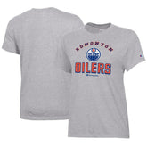 Edmonton Oilers Champion Women's Core T-Shirt - Heather Gray T-shirts