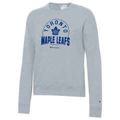 Toronto Maple Leafs Champion Women's Powerblend Pullover Sweatshirt - Gray Sweatshirts
