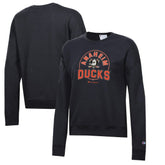Anaheim Ducks Champion Women's Powerblend Pullover Sweatshirt - Black Sweatshirts