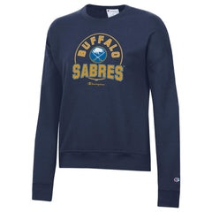 Buffalo Sabres Champion Women's Powerblend Pullover Sweatshirt - Navy Sweatshirts