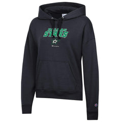 Dallas Stars Champion Women's Powerblend Fleece Pullover Hoodie - Black Hoodies