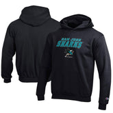 San Jose Sharks Champion Youth Eco Powerblend Pullover Hoodie - Black Hoodies