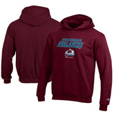 Colorado Avalanche Champion Youth Eco Powerblend Pullover Hoodie - Burgundy Hoodies