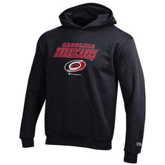 Carolina Hurricanes Champion Youth Eco Powerblend Pullover Hoodie - Black Hoodies