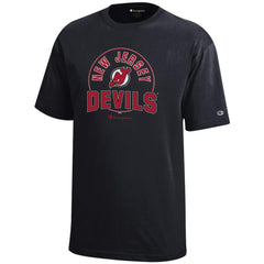 New Jersey Devils Champion Youth Jersey T-Shirt - Black T-shirts