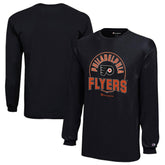 Philadelphia Flyers Champion Youth Long-Sleeve Jersey T-Shirt - Black T-shirts
