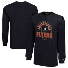 Philadelphia Flyers Champion Youth Long-Sleeve Jersey T-Shirt - Black T-shirts