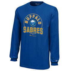 Buffalo Sabres Champion Youth Long-Sleeve Jersey T-Shirt - Royal T-shirts