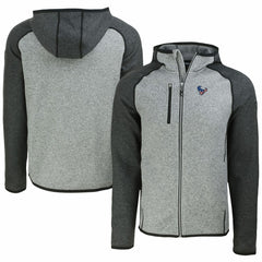 Houston Texans Cutter & Buck Americana Mainsail Full-Zip Hooded Jacket - Heather Gray/Heather Charcoal sale