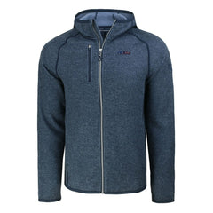 San Francisco 49ers Cutter & Buck Americana Mainsail Full-Zip Hooded Jacket - Heather Navy outlet