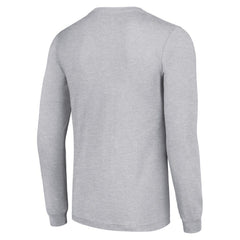 Detroit Red Wings Starter Retro Graphic Long Sleeve Crew T-Shirt - Heather Gray T-shirts