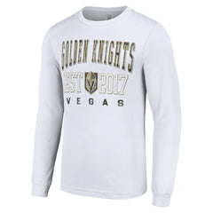 Vegas Golden Knights Starter Logo Graphic Long Sleeve T-Shirt - White T-shirts