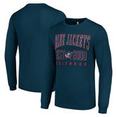 Columbus Blue Jackets Starter Logo Graphic Long Sleeve T-Shirt - Navy T-shirts