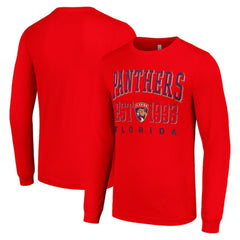 Florida Panthers Starter Logo Graphic Long Sleeve T-Shirt - Red T-shirts